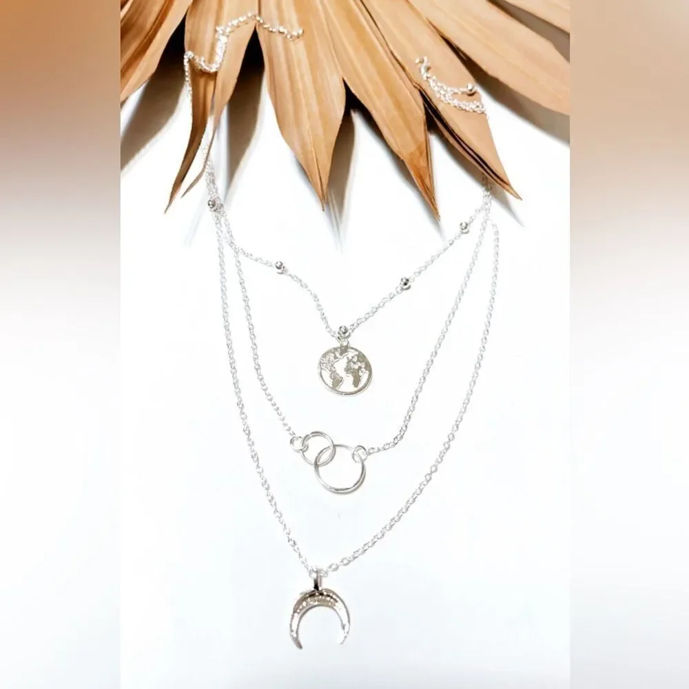 Boho  statement necklace S388